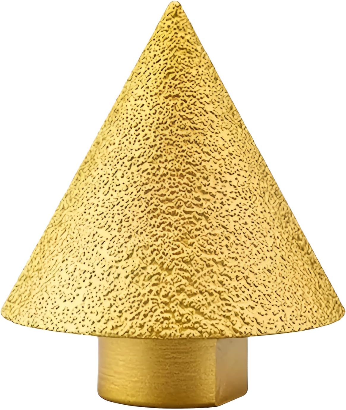 38MM Diamond Beveling & Chamfer Bit, M10 Thread Cone Grinding Tool for Tile, Marble, Granite & Stone – Hole Enlarging, Countersink, Edge Polishing & Shaping Bit for Angle Grinder