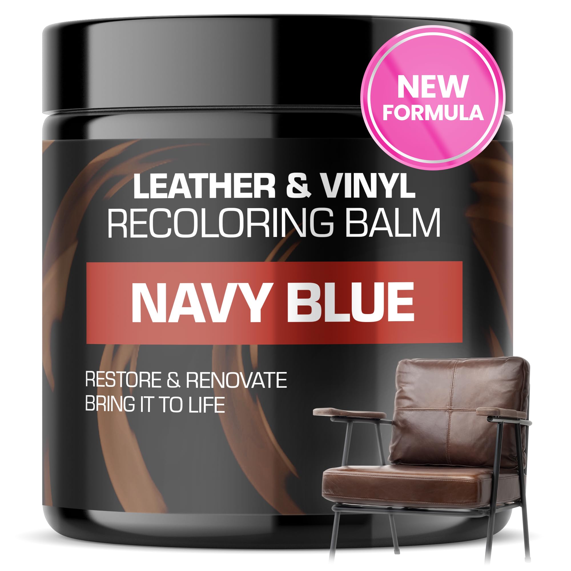 Leather Recoloring Balm, Color Restorer, Scratch Remover, Couch Paint and Repair, Leather Balm for Couches