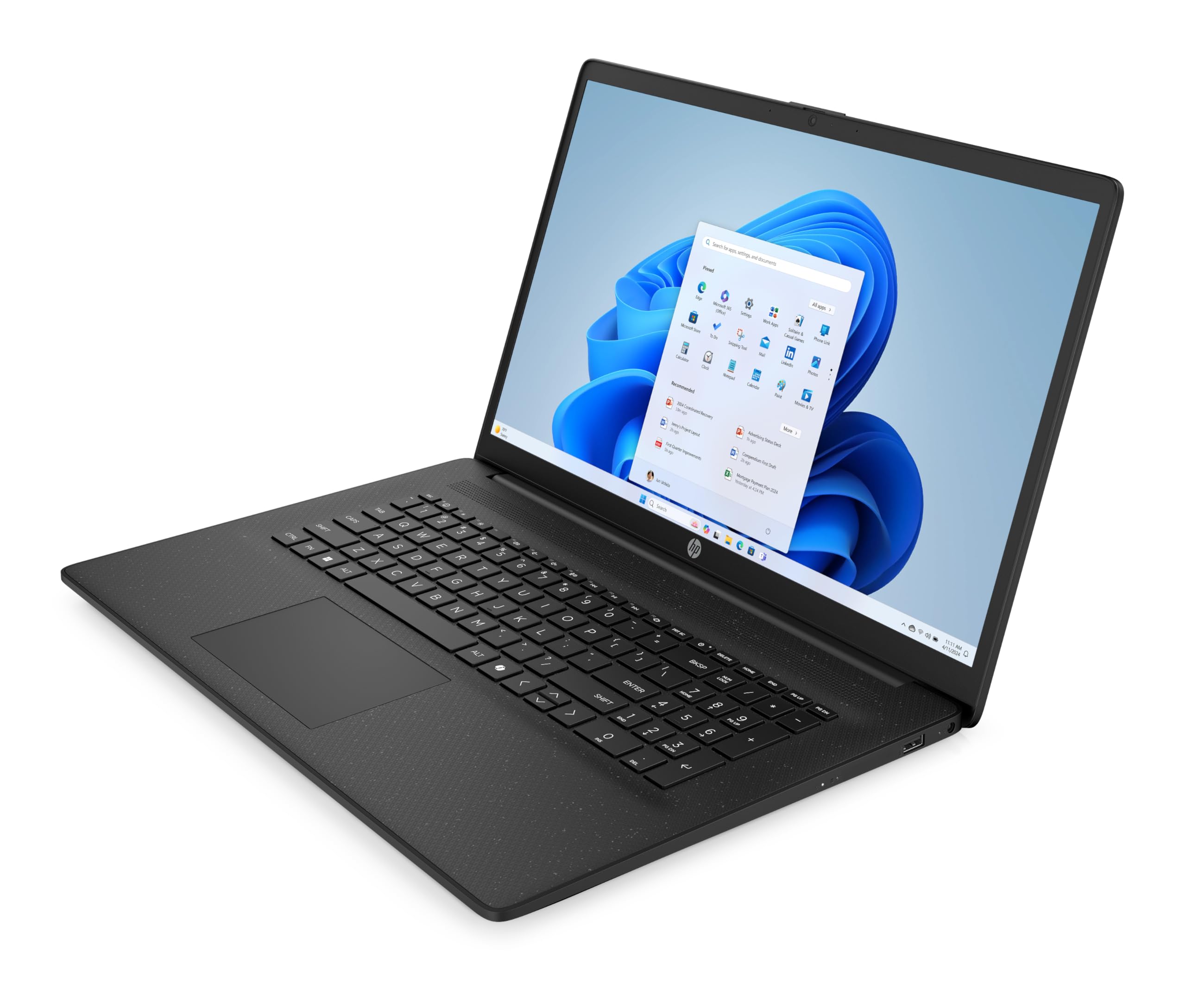 HP Laptop mit 17,3" FHD Display, AMD Ryzen 5 7520U, 8 GB DDR5 RAM, 512 GB SSD, AMD Radeon-Grafik, Windows 11, QWERTZ… – Ansicht 10