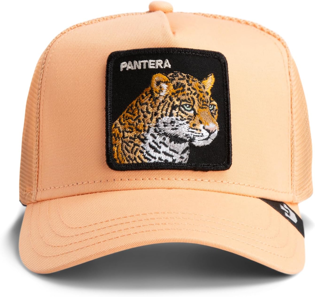 Goorin V2 Pantera Trucker Hat for Men and Women, Apricot, One Size, Unisex