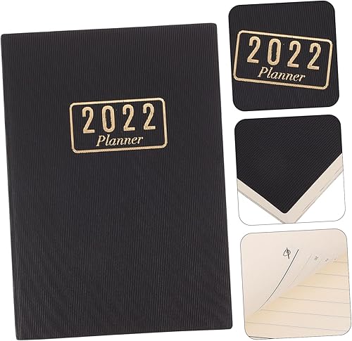 Miniatura 9 de MAGICLULU 4 Pcs 2022 Agenda Book Agenda Notepad Schedule Notepad Blank Calendar Blank Notebooks Appointment Book 2022 Work Notebooks Appointment