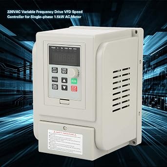 محرك التردد المتغير ، محرك التردد المتغير VFD 220VAC محول السرعة عاكس للتحكم في المحرك AC 1.5kW أحادي الطور