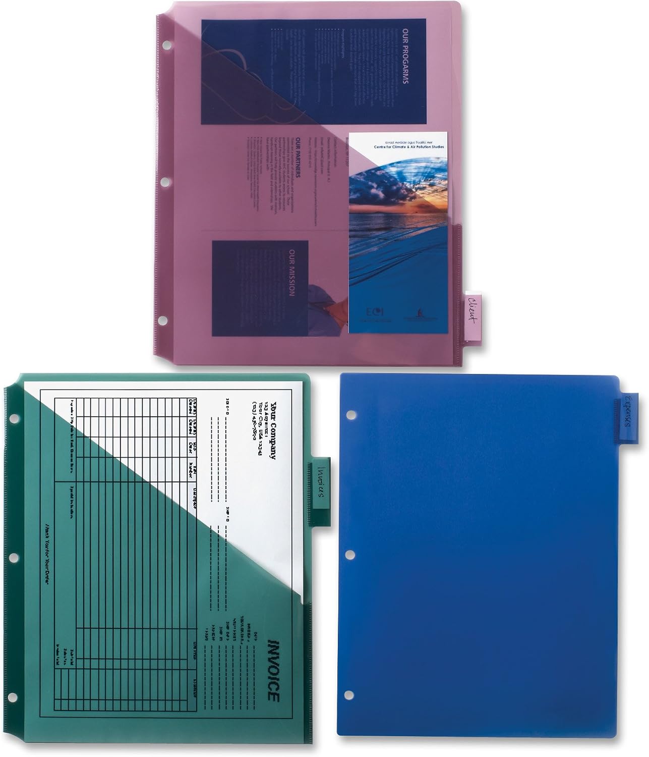 Business Source Pocket Index Dividers (32372)