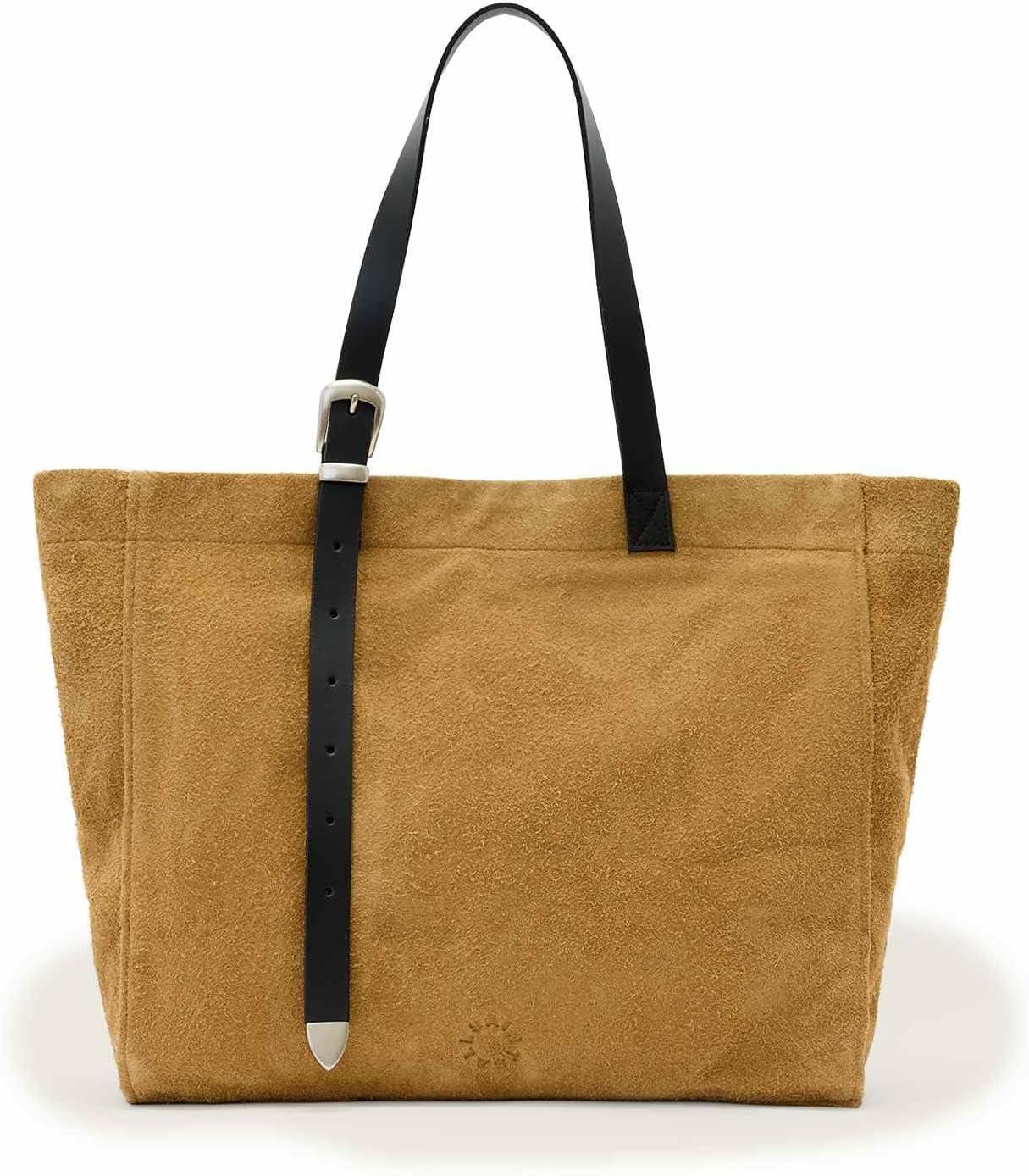 AllSaints Haven Suede Tote Biscuit Brown One Size