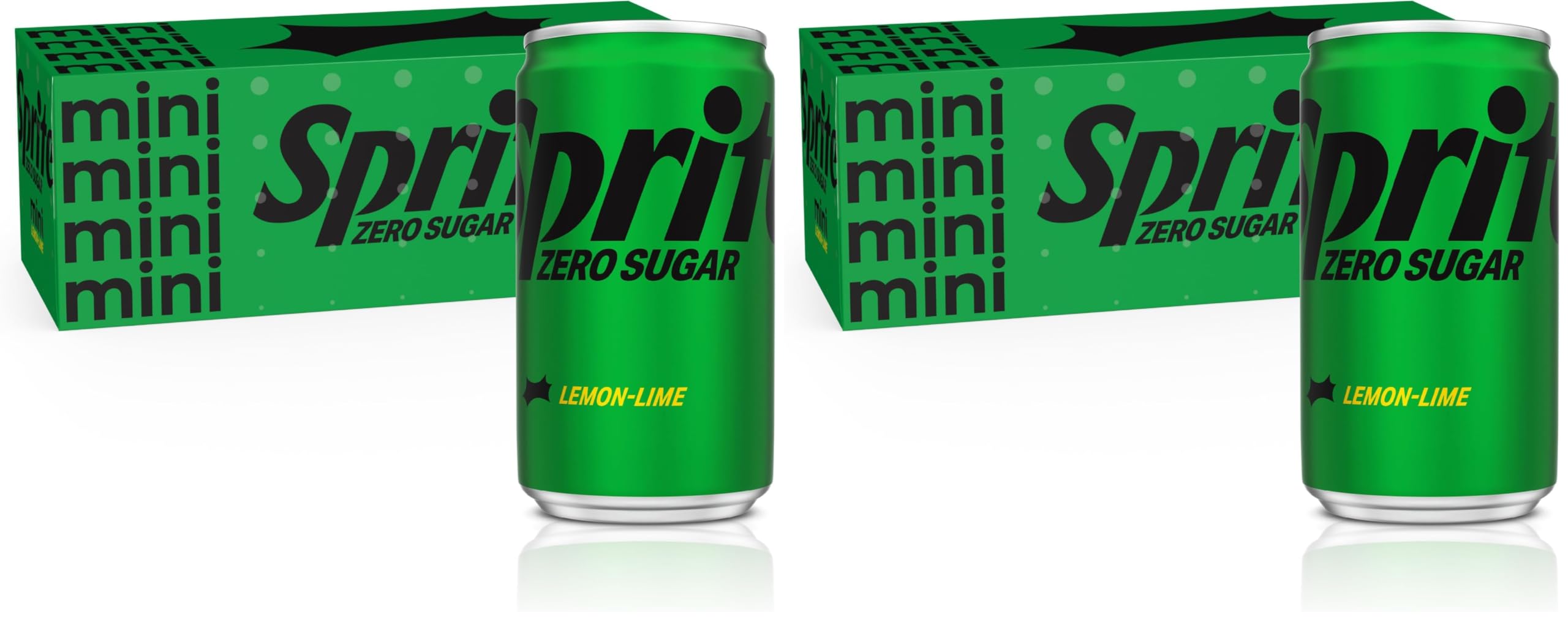 Sprite Zero Sugar Lemon Lime Diet Soda Pop Soft Drinks, 7.5 fl oz, 20 Pack