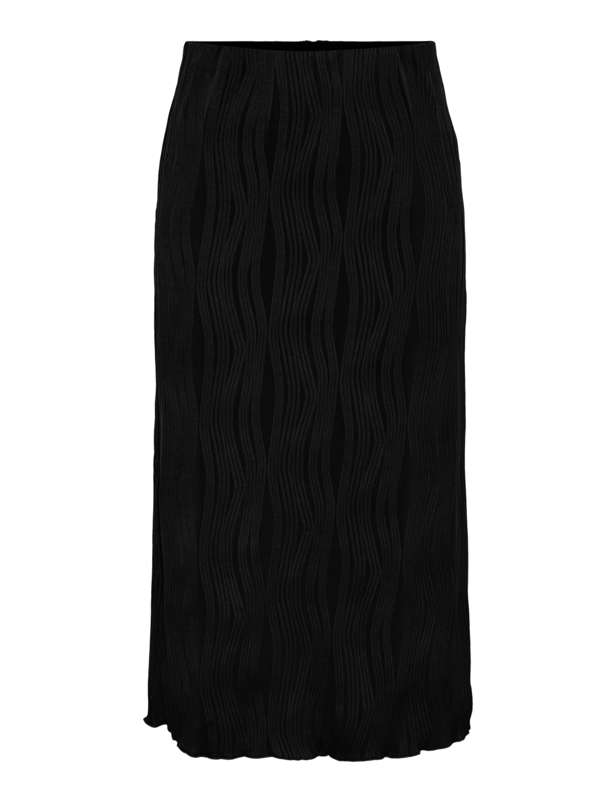 PIECES Pcnannika Hw Midi Skirt BC, Black, XS