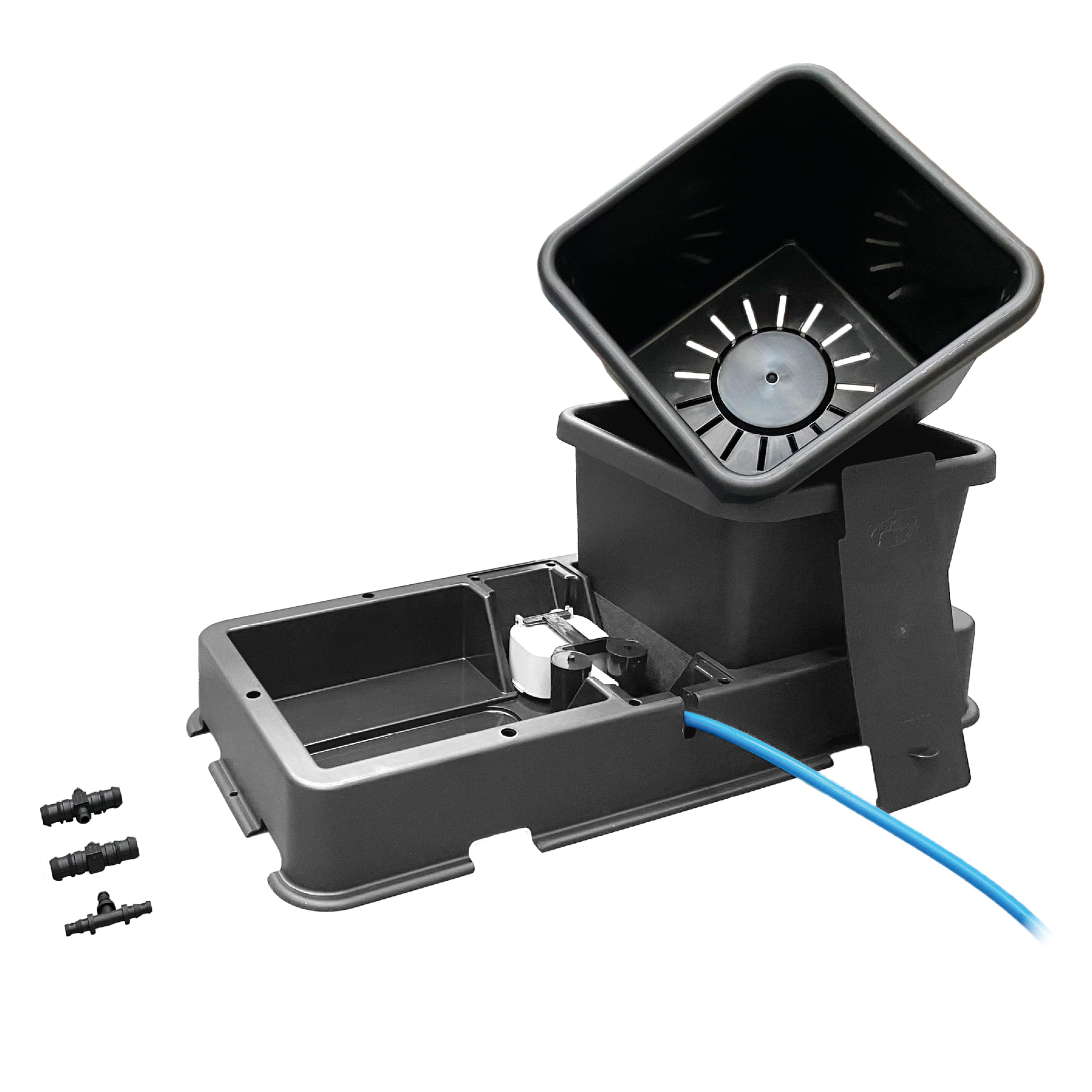 Easy2Grow Extension Kit with 8.5 Litre Pots and AQUAvalve Water Control Device Power-Free Add-On for Automated Plant Watering Layout Extender