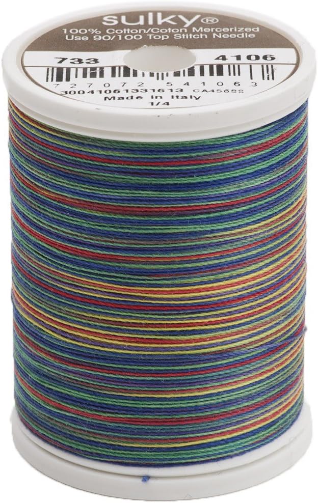Sulky 733-4106 Blendables Thread for Sewing, 500-Yard, Primaries