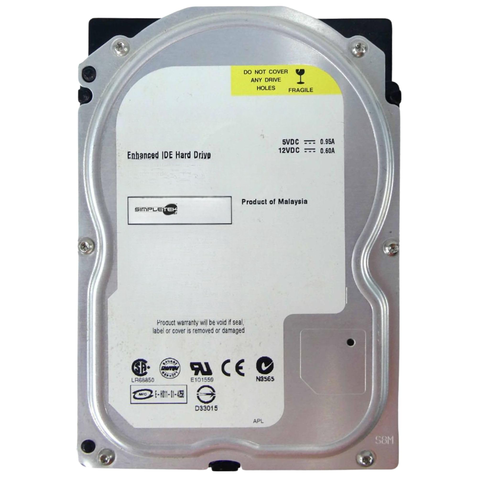 Disco duro EIDE 40GB 3.5 para PC sobremesa vintage Simpletek reacondicionado 3