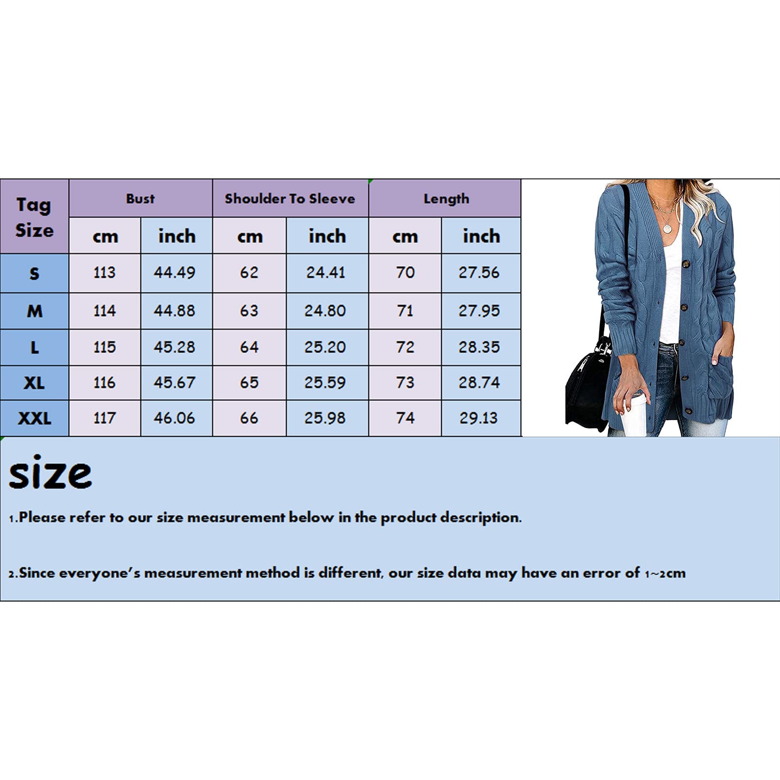 Cardigan da donna chic ed elegante lungo - Cardigan lungo donna inverno