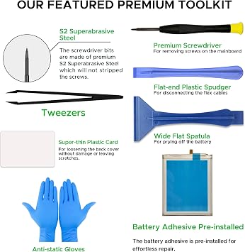 GREEN FUSION New Replacement Battery Compatible with Google Pixel 4 (5.7 Inches), G020I-B Battery for Pixel 4 Cellphone Internal Battery with Toolkit & Instruction