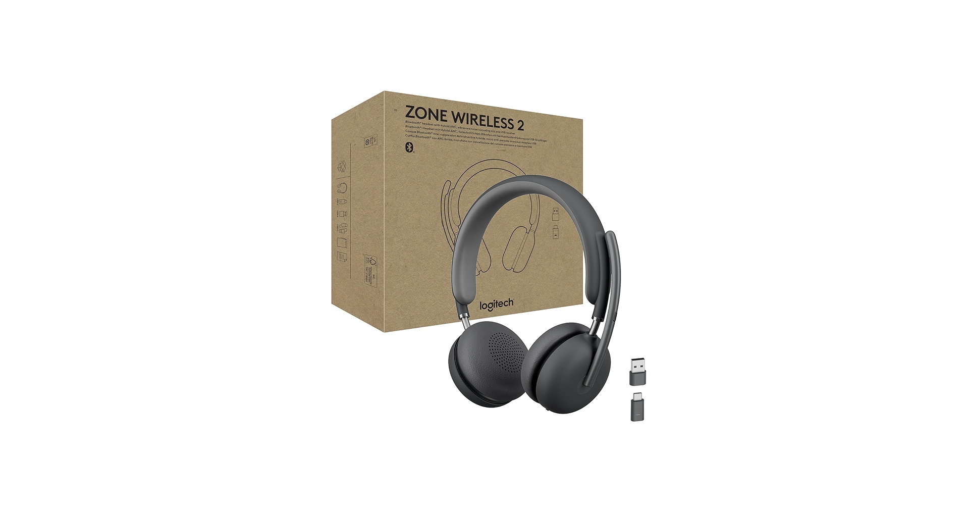 Amazon.com: Logitech Zone Wireless 2 Premium Noise Canceling