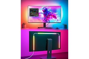 BASON LIGHTING: USB Monitor Backlight for 24 inch Monitor, Customizable Monitor Ambient...