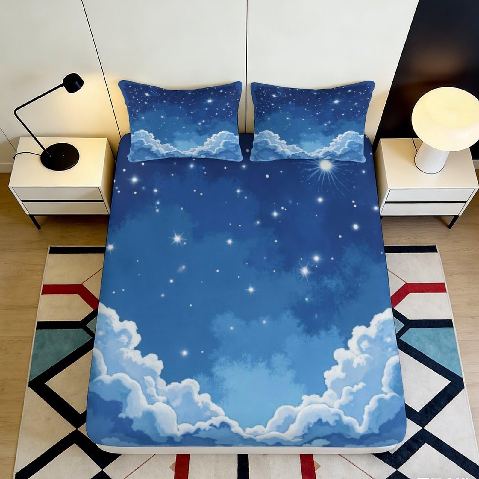 3D Printed Sports Microfiber Fitted Sheet Non-Slip Deep Pocket Bedroom American Football Mattress Fitted Cover Washable for Adults 120x200x25cm