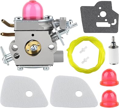 531127910 Carburetor for Husqvarna 130L 330LK 130C String Trimmer Carb with Air Filter Gasket Tune Up Kit
