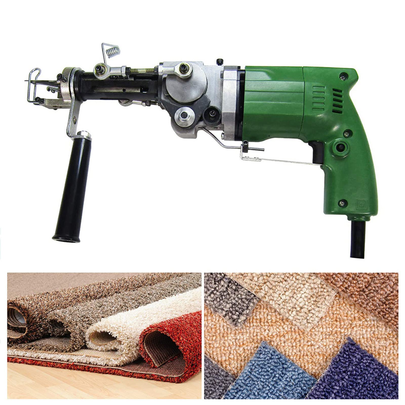 Buy Green Electric Carpet Tufting , 2 in 1 Rug Tufting (Cut Pile & Loop