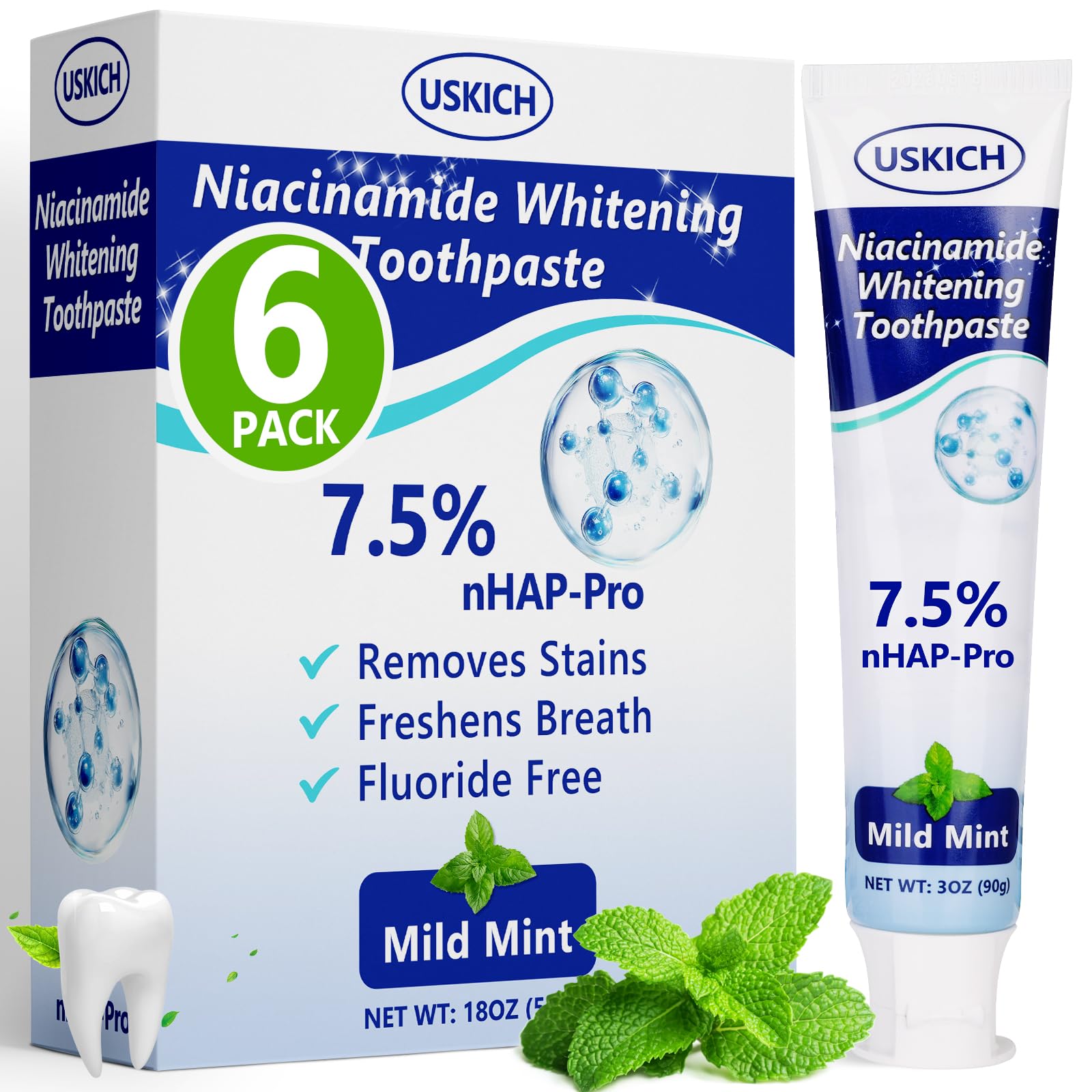 USKICH Nano Hydroxyapatite Toothpaste