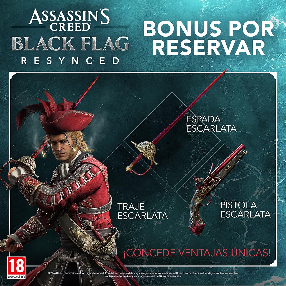 Assassin's Creed Black Flag Re-Synced Standard Edition (PS5)