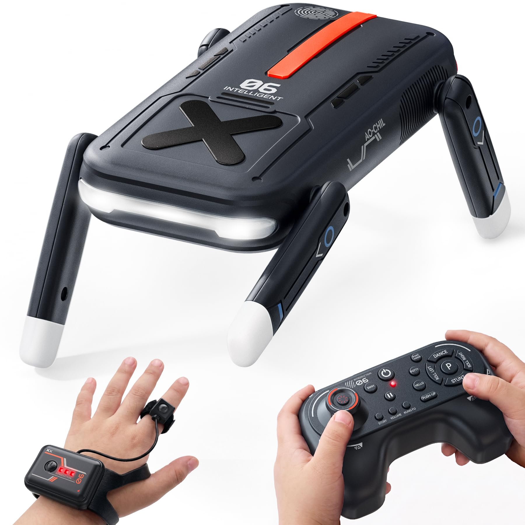 Ruko R1 Mini Robot Dog, 4-Way Stunt Flip & Self-Righting Robot Toys for Kid | Gesture Sen…