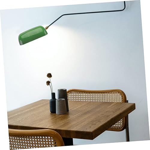 Miniatura 9 de Accesorios de escritorio, pantalla de cristal verde, cubierta de luz de repuesto, lámpara de mesa de escritorio para sala de estar, dormitorio,