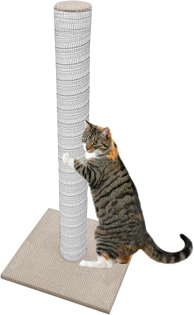 CatCentre® Beige 90cm Tall Cat Scratching Post Tree Play Kitten Large Climbing Activity Pole Stand Toys XL Big