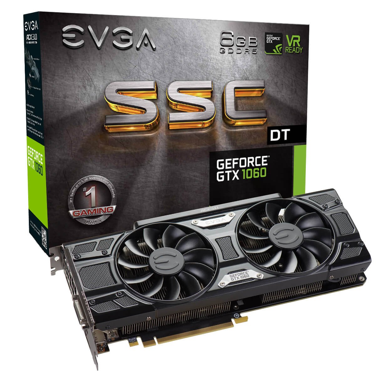 Amazon.in: Buy EVGA GeForce GTX 1060 SSCC DT ACX 3.0 Graphic Cards