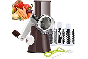 Ourokhome Rotary Cheese Grater for Grating Carrots Efficiently