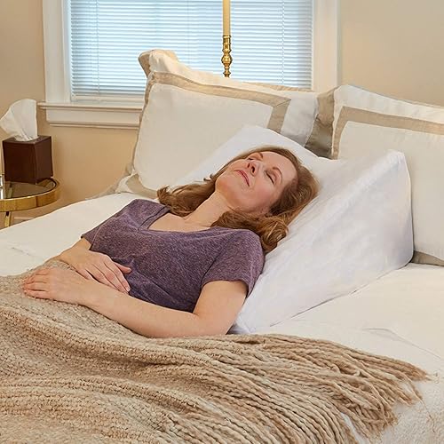 Miniatura 2 de Hermell Products Inc. HFMJ1795EA - Cuña de cama cómoda de doble posición, 22 x 19 x 12, color blanco