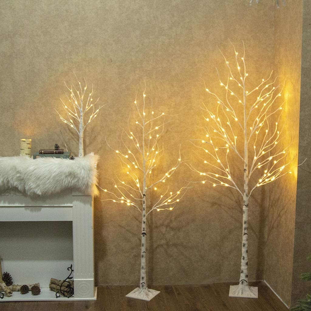 VanthylitLED Birch Tree with Warm White Lights