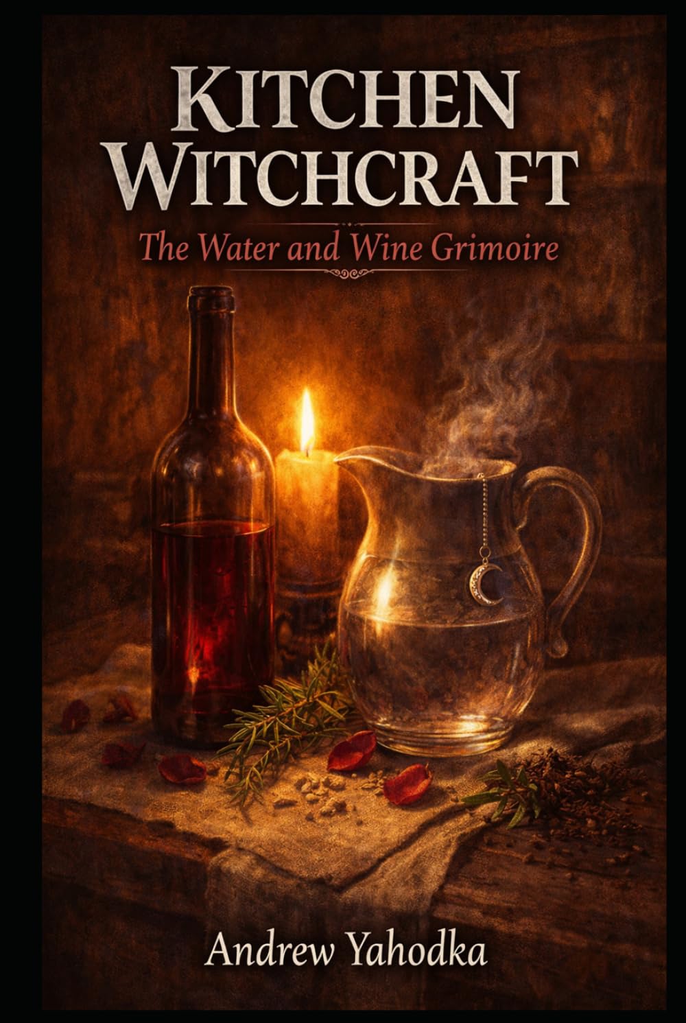 Kitchen Witchcraft: The Water and Wine Grimoire: Moon Water Rituals, Sacred Brew Magic & Liquid Spell Craft for Witches and Kitchen Mystics