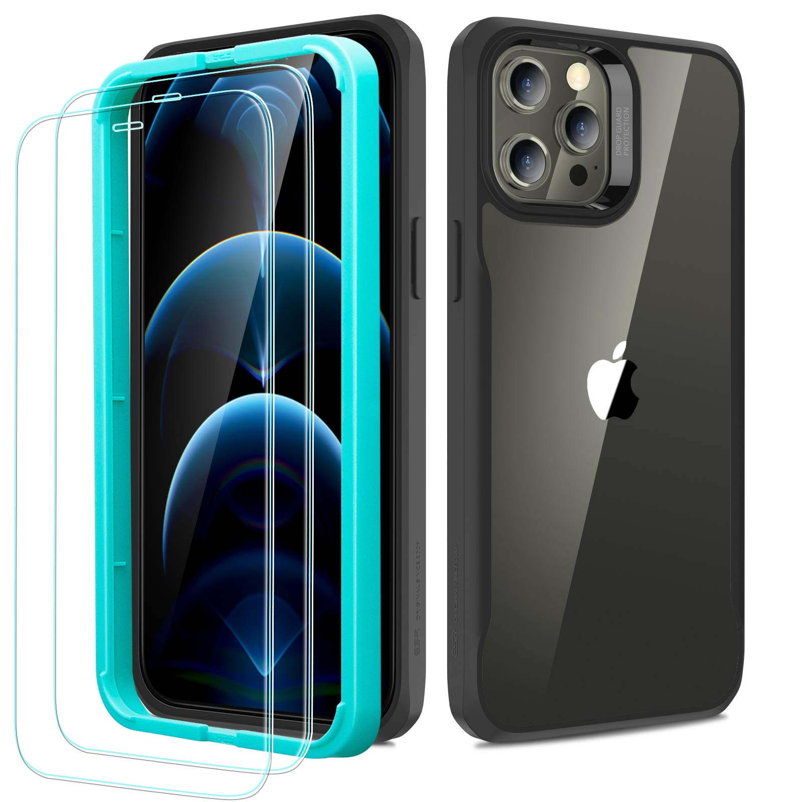 ESR iPhone12Pro Max 6.7インチ クリア 9H背面 薄型 Amazon.co.jp: ESR いphone12 Pro Max ケース 用 ケース 透明 9H