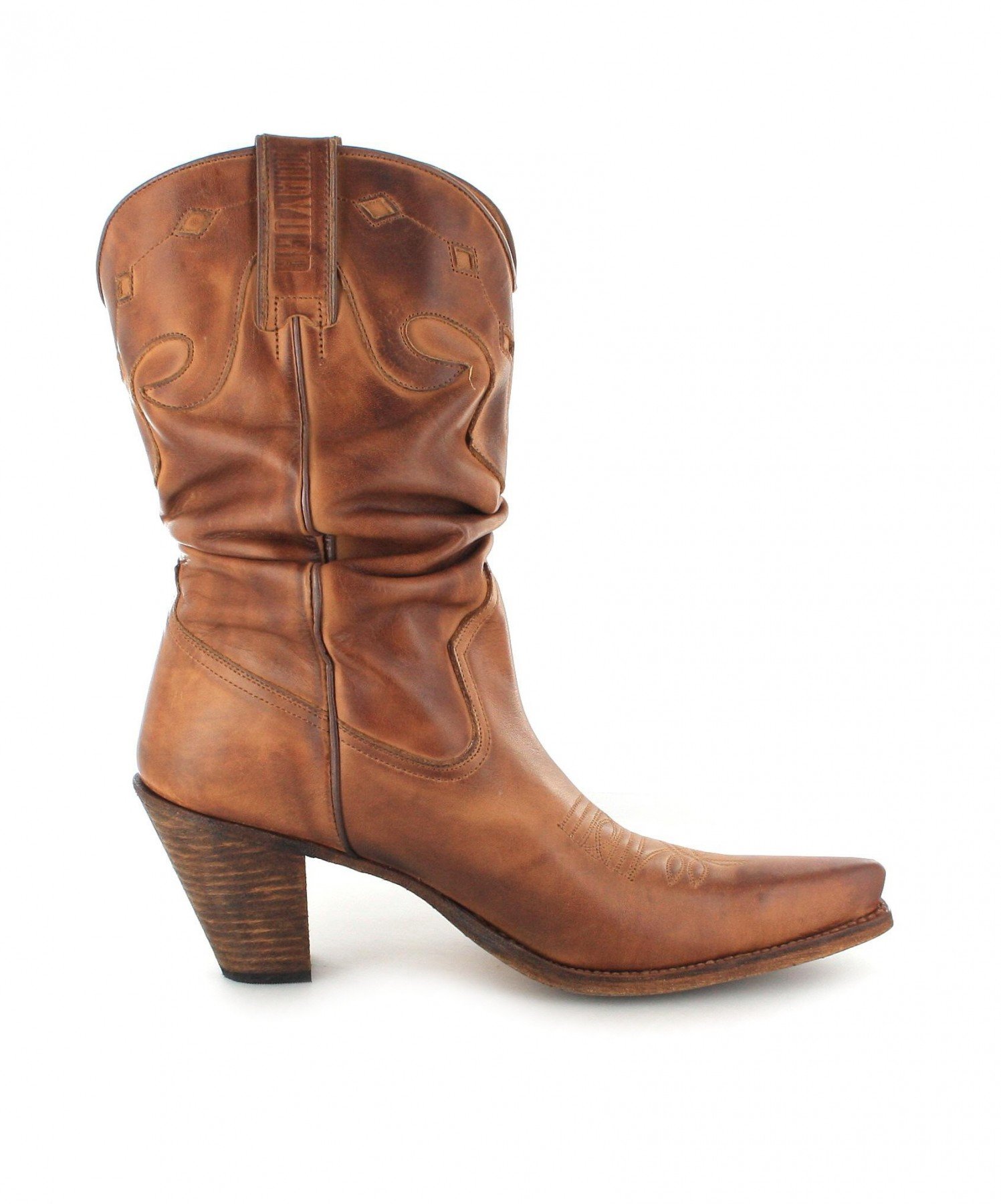 Mayura Boots Damern Westernstiefel 1952 Lederstiefel Braun