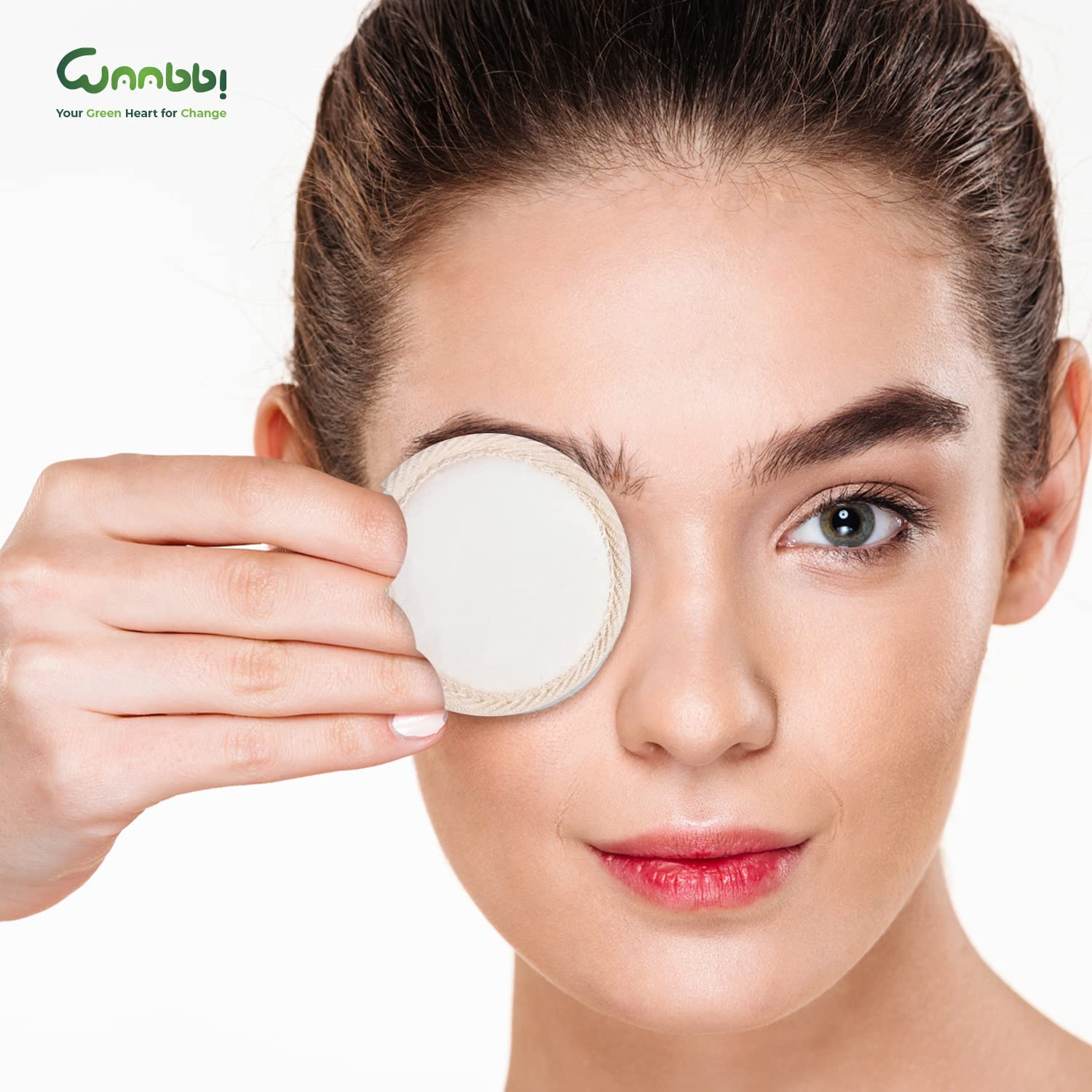 Bamboevezel make-up remover pads | wasbare katoenen make-up remover pads illant (16 stuks) 2 waszak | Bamboevezel fluweel (voor- en achterkant) | Wasbaar en herbruikbaar | Biologisch afbreekbare verpakking