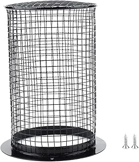 Reptile Lamp Cover, Round Reptile Anti-Scald Lamp Cover Heater Guard for Heating Light Reptile Protection, Heating Bulb Guard Pet Scald Prevention