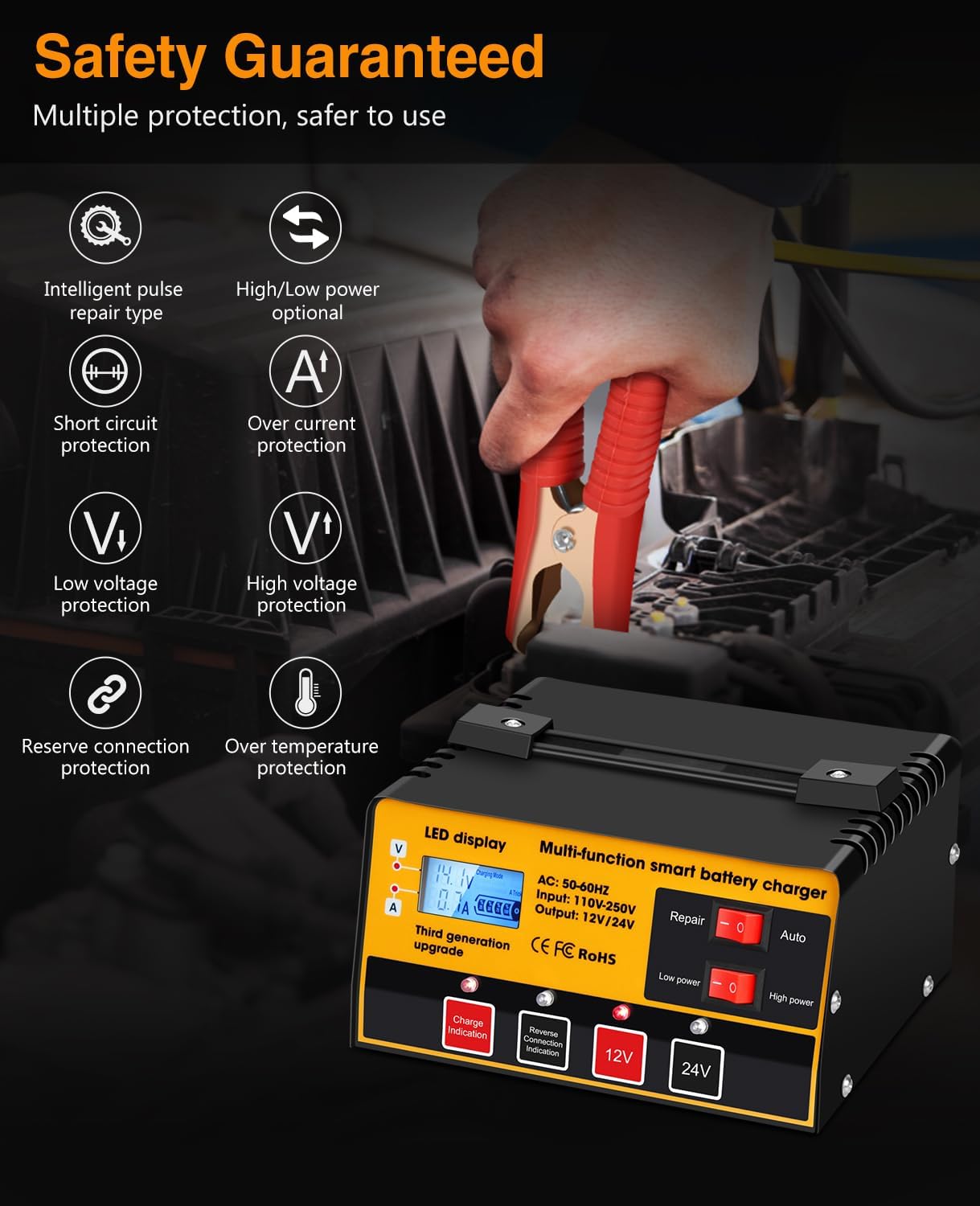 Cargador de Batería de Coche Outerman Cargador de Bolivia Ubuy