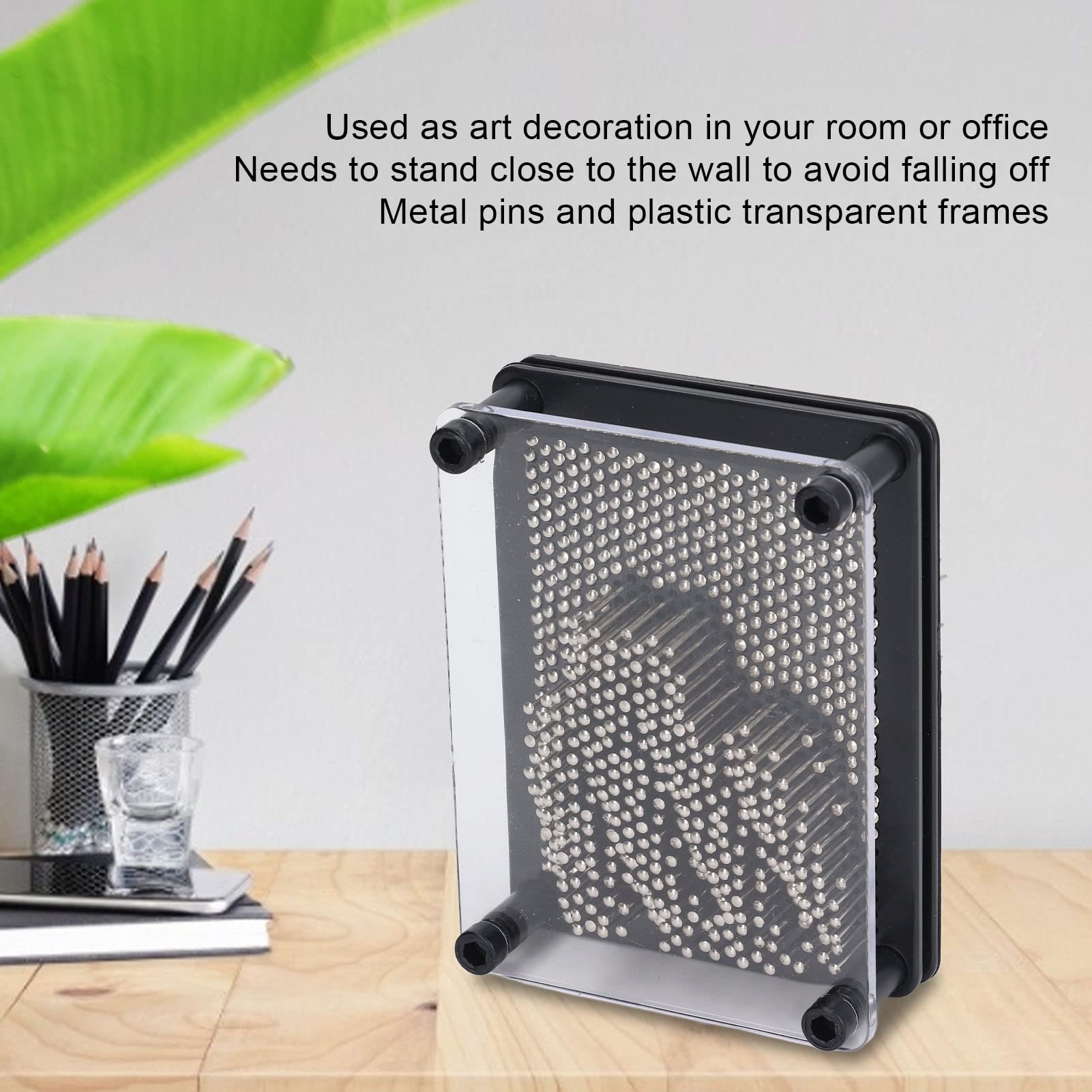 Luqeeg 3D Metal Pin Art Toy, Pin Art Board Pin Art Toy - Image 3