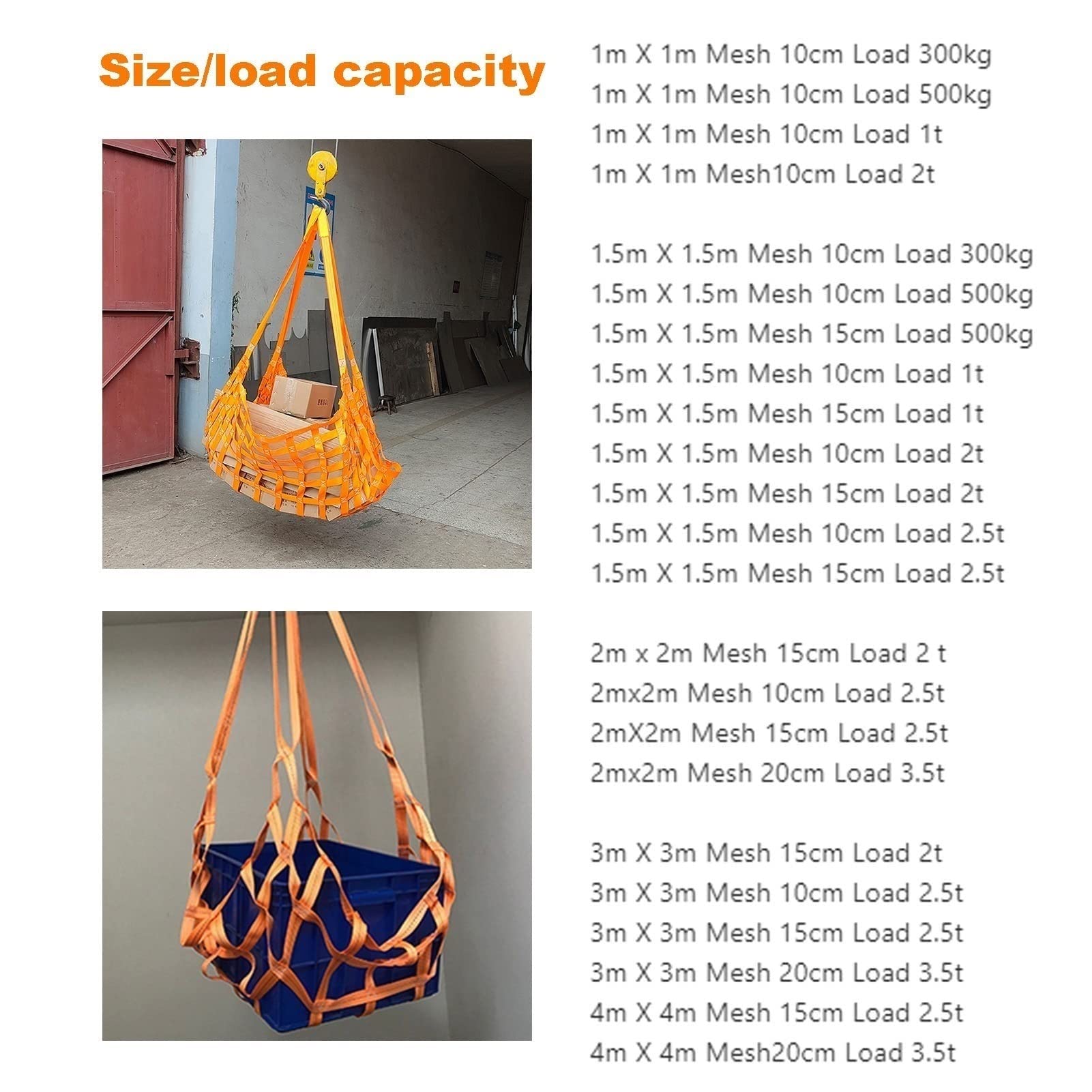 Petit Panier De Levage Pour Filet De Chargement - Sangles De Sécurité