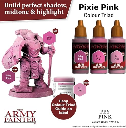 Miniatura 10 de The Army Painter Warpaints Air Phantasmal Blue - Pintura no tóxica a base de agua para aerógrafo - pintura acrílica e imprimación para juegos de rol