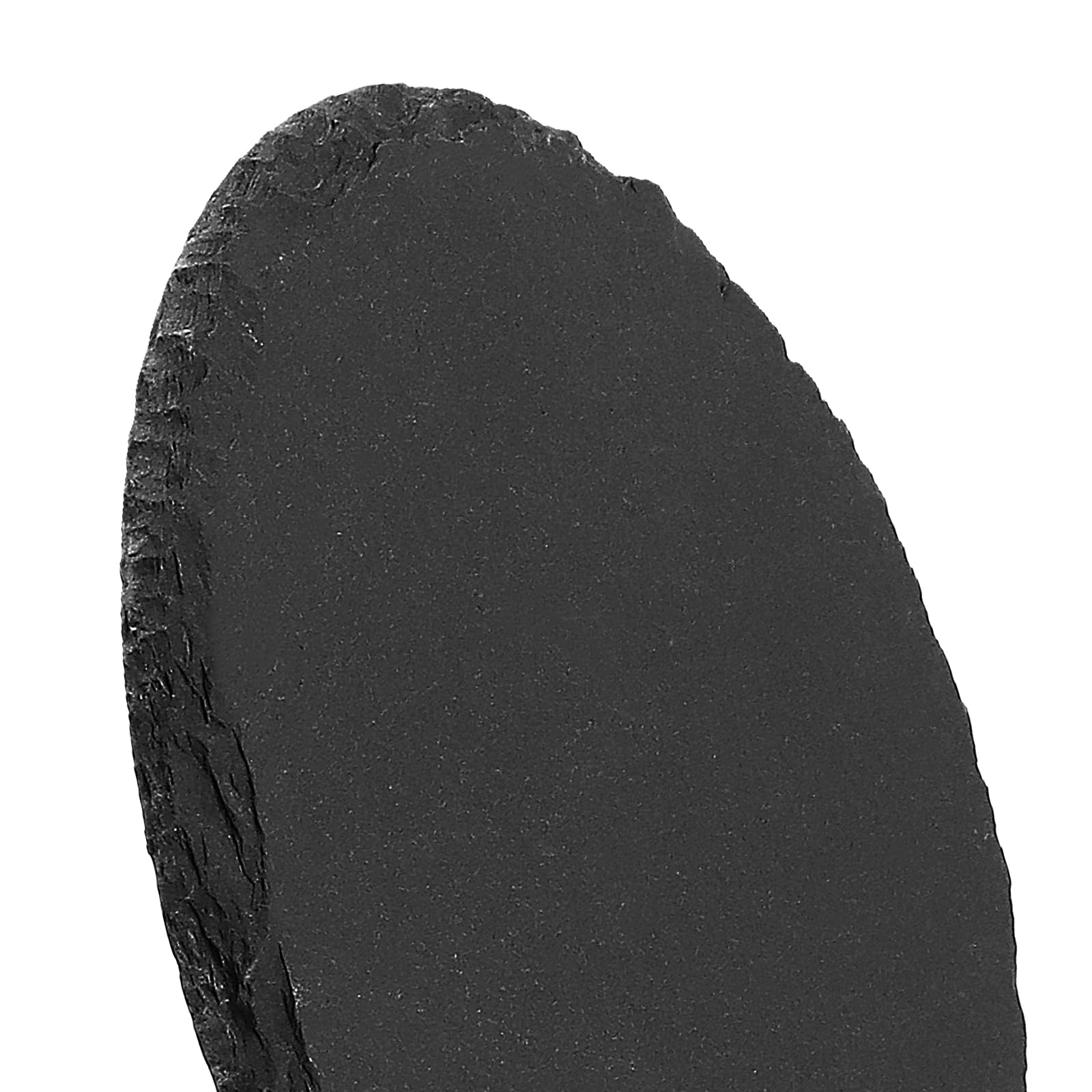 FUNSUEI Set di 10 sottobicchieri rotondi in ardesia, 10 cm, piatti quadrati in ardesia, per bevande, tazze, bar, vetro