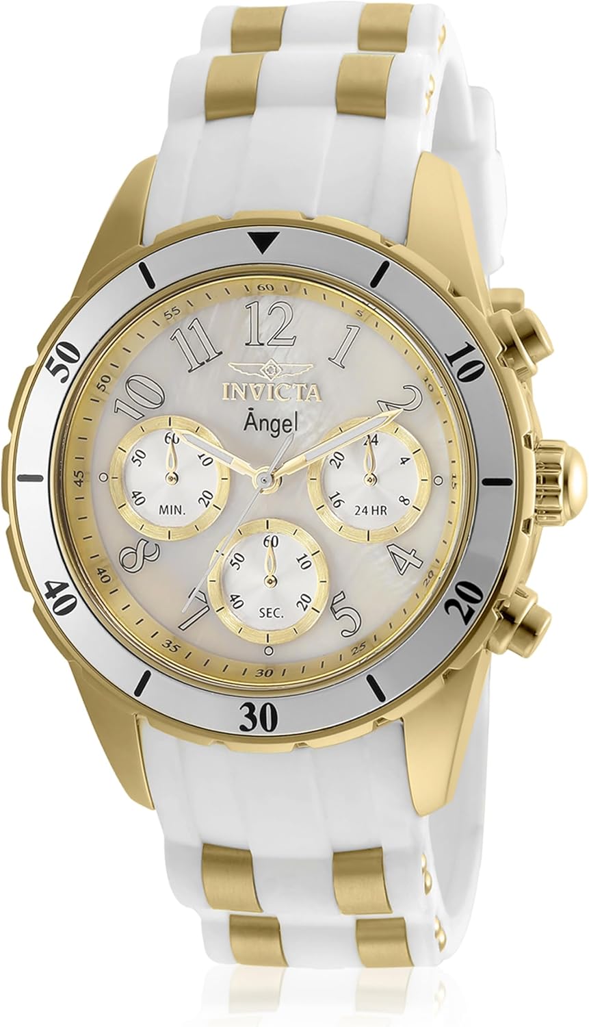 Invicta Women's 24901 Angel Analog Display Quartz White Watch