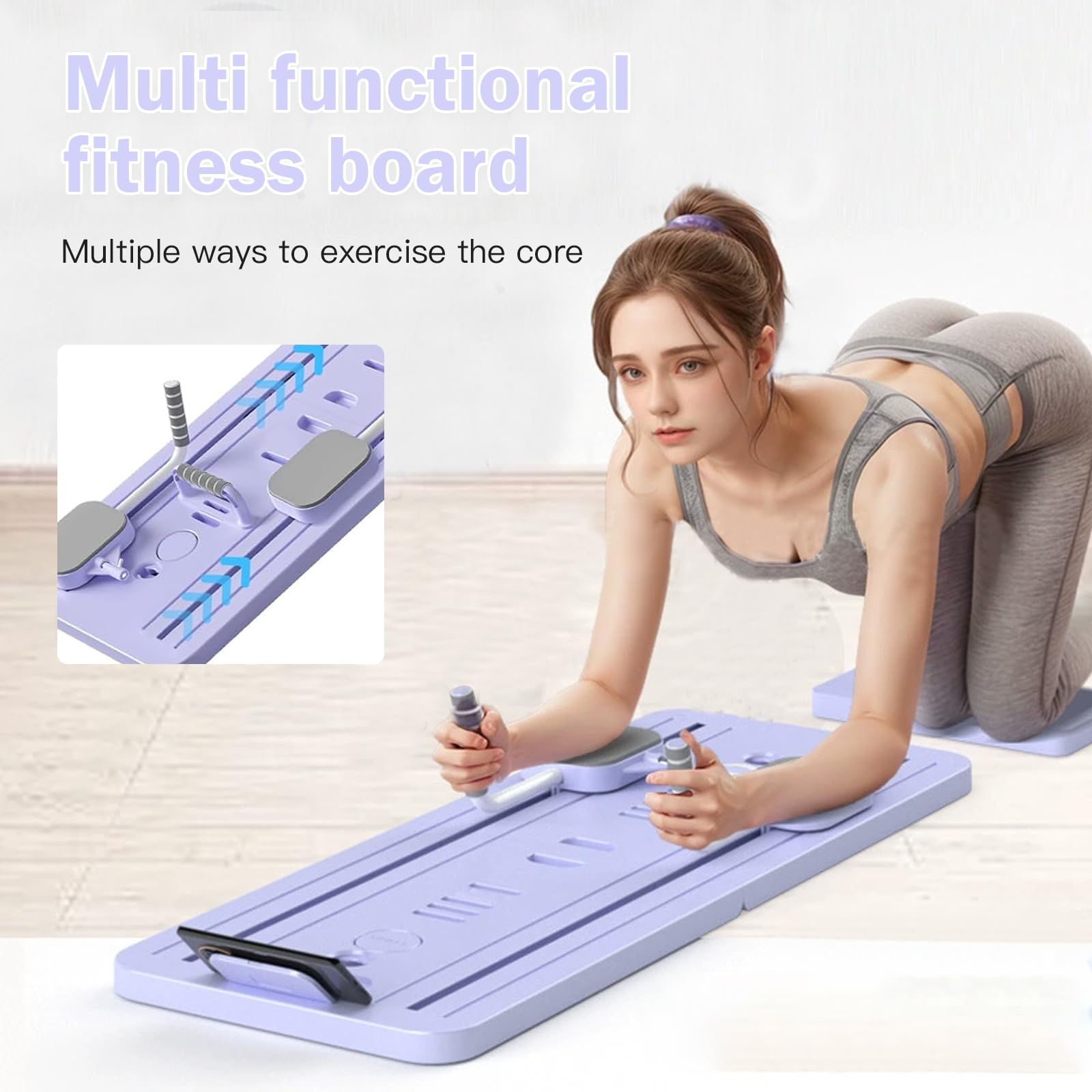 Reformer Pilates Pliable Hengrongshen 2025 | Machine D'Entraînement à Domicile Avec Timer