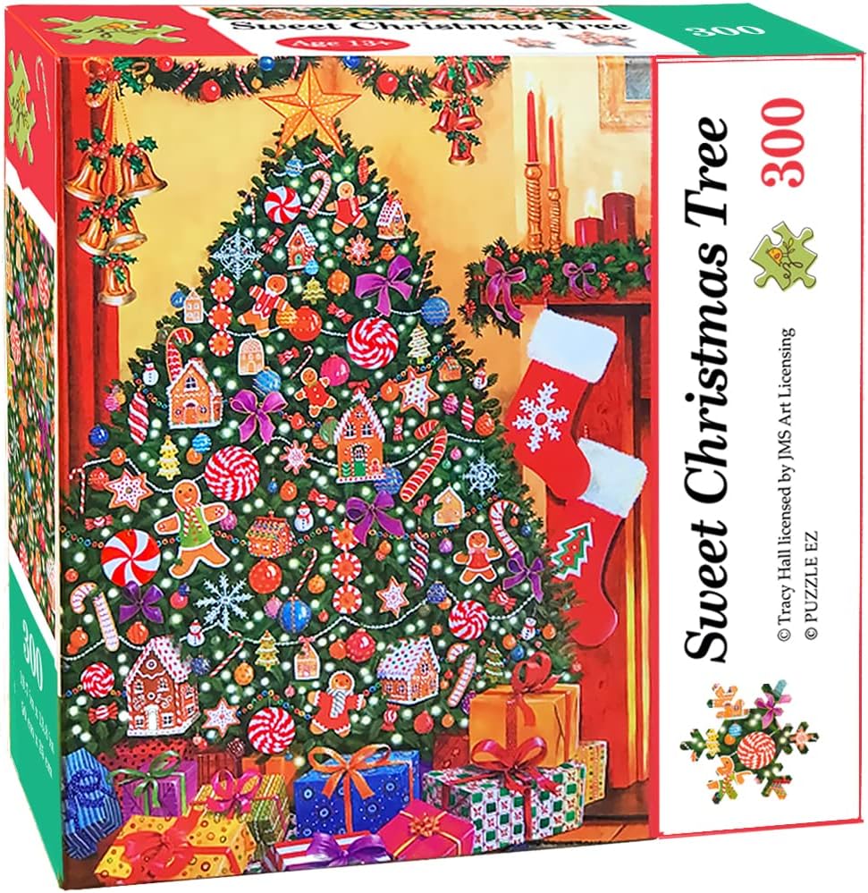 300 Piece Christmas Tree Puzzle for Adults Seniors Large
