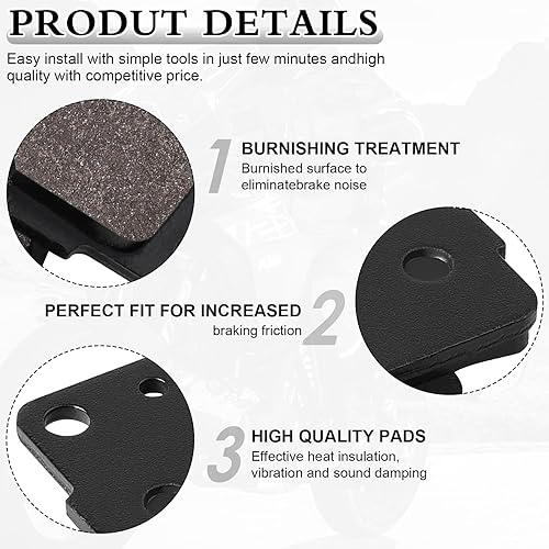 Miniatura 3 de 400EX Pastillas de freno traseras para Honda TRX400X 300EX para Yamaha Raptor 350 660R Banshee Warrior Wolverine 350 Blaster para Kawasaki klx140