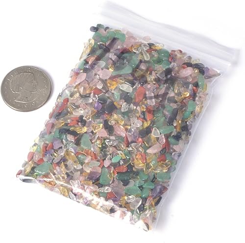 Vista 278 de Justinstones Chips pulidos de hematita triturada piedra rodada adornos curativos de cristal 3.53 oz