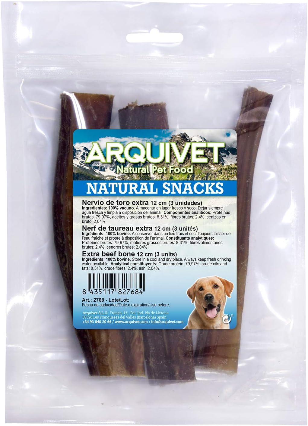 Arquivet Nerve of Toro Extra 12 cm/Pack of 3 – 85 gr