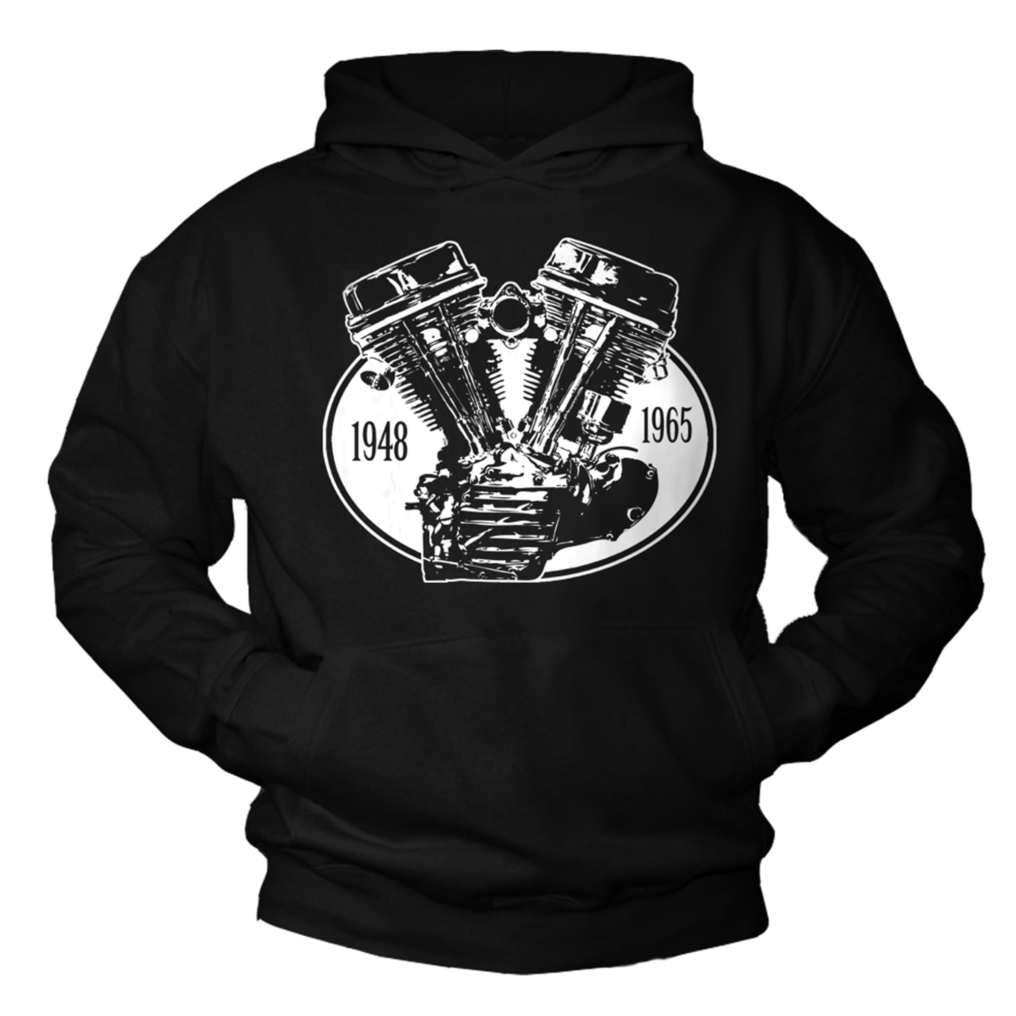 Makaya Pull Homme Marque Sweat A Capuche Cadeau Moto Motard