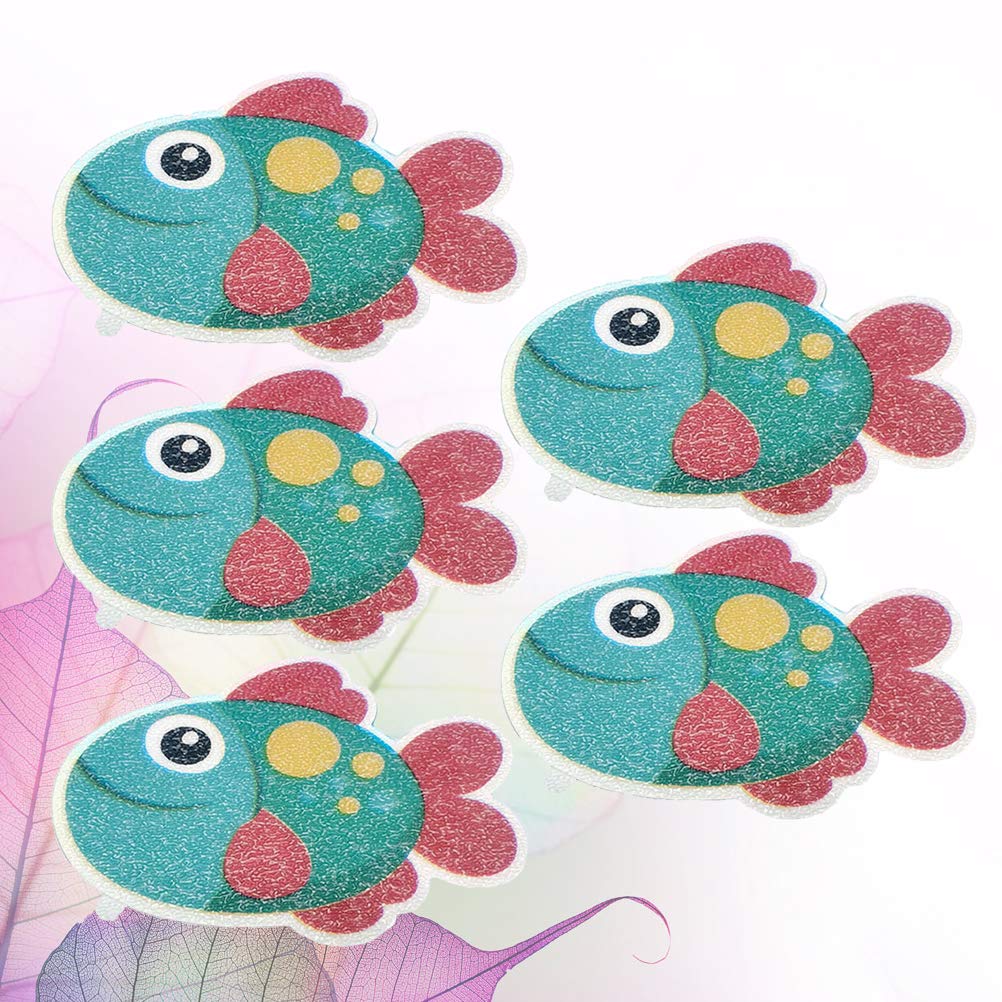 Cabilock 5pcs Bathtub Stickers Bathroom Stickers Child Non-Slip Stickers Puzzle