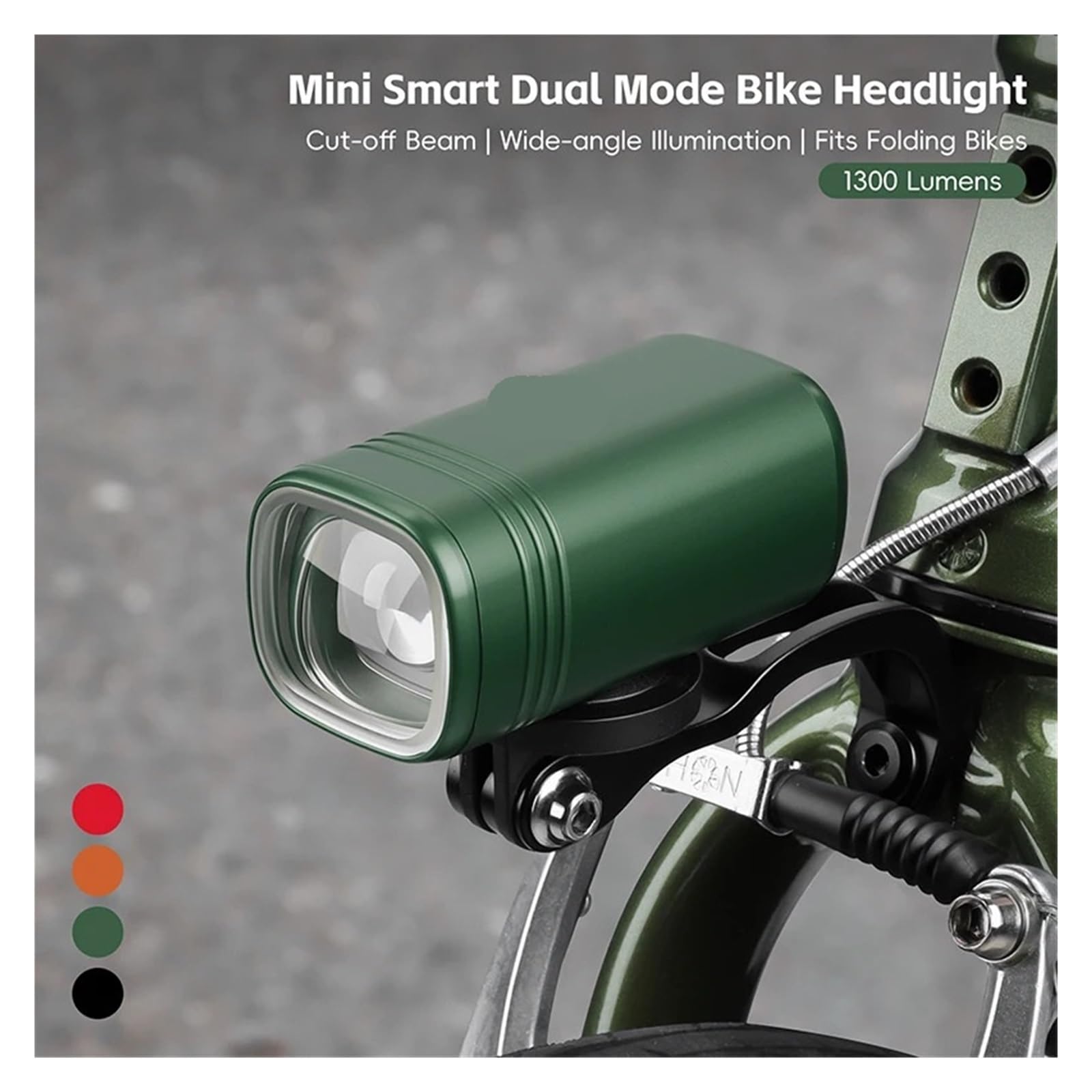1 luz Delantera for Bicicleta Mini 1300LM.