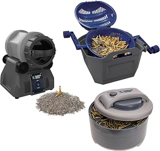 Frankford Arsenal Rotary Tumbler and Accessories with Media Separator, Cleaning Essentials, for Brass Cleaning, Reloading, and Gunsmithing