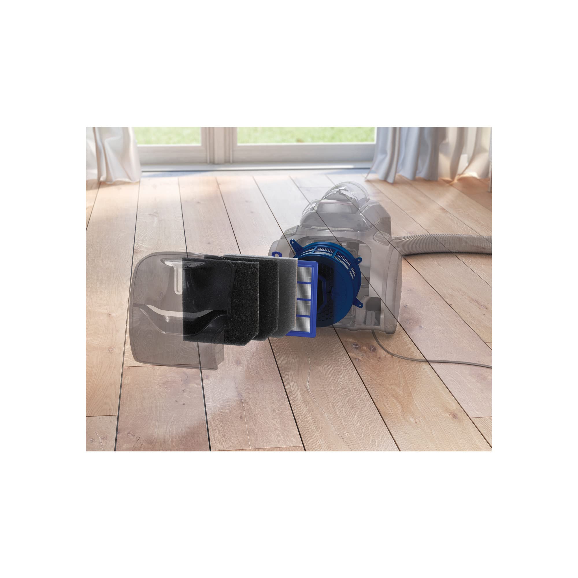 Electrolux PC91-4MG Pure C9 Aspiradora sin Bolsa, 700 W, 16 litros, 72 decibeles, Acero, Gris Mineral